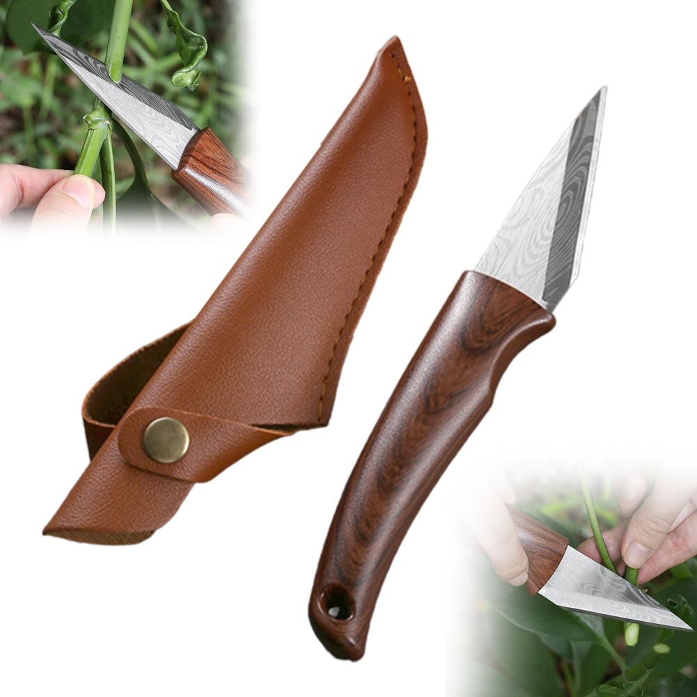 Gardening Tools Sharp - Coltello da innesto affilato con manico