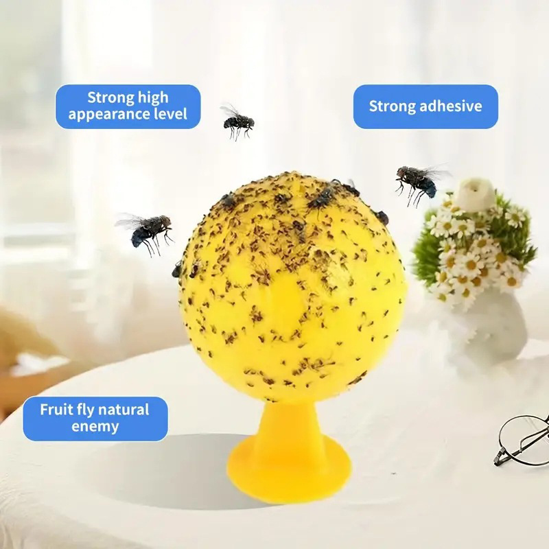 Pest Trap Yellow Sticky - Trappola Adesiva Gialla per Insetti, Cattura