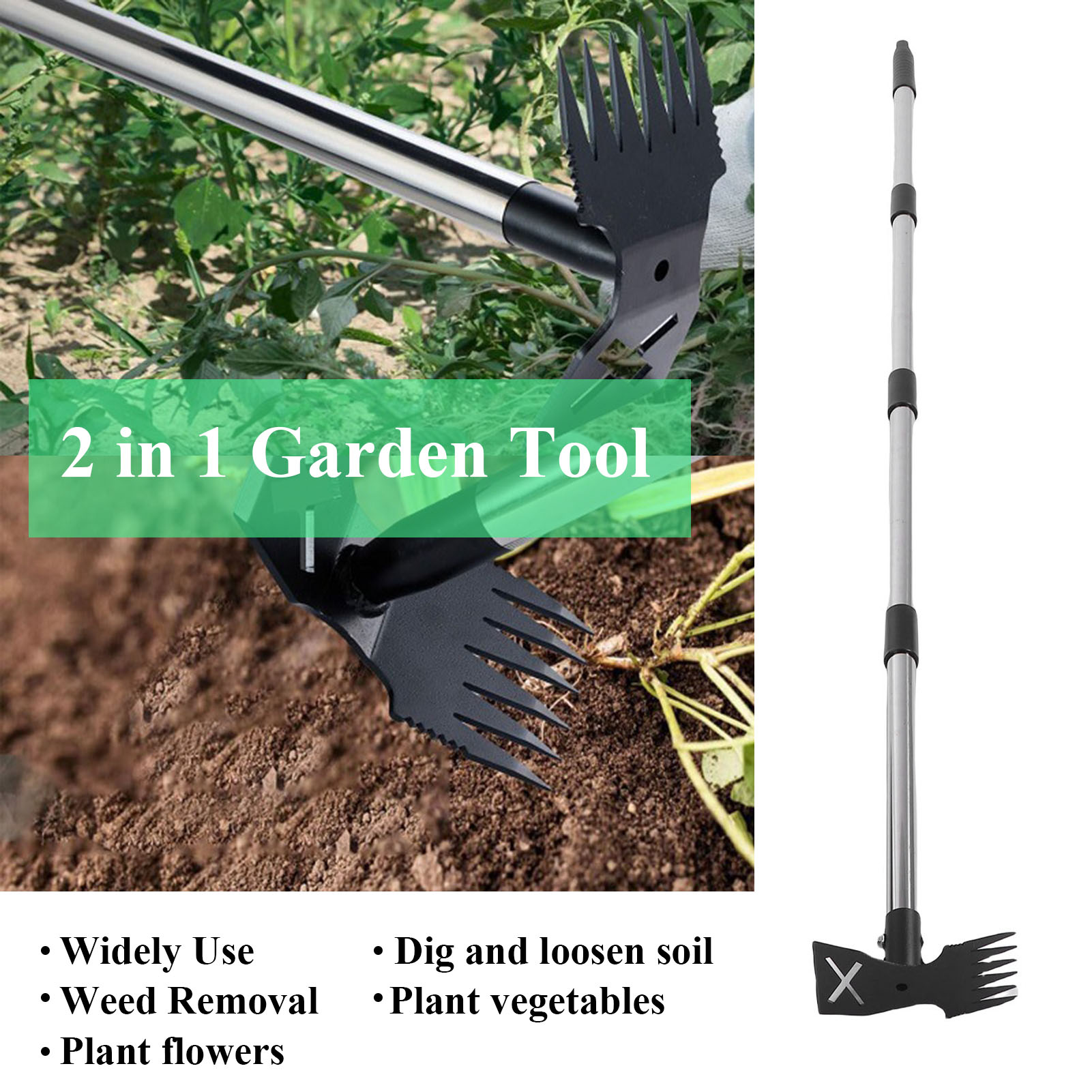 Weed Puller - 5 Pezzi Strumento per la Rimozione