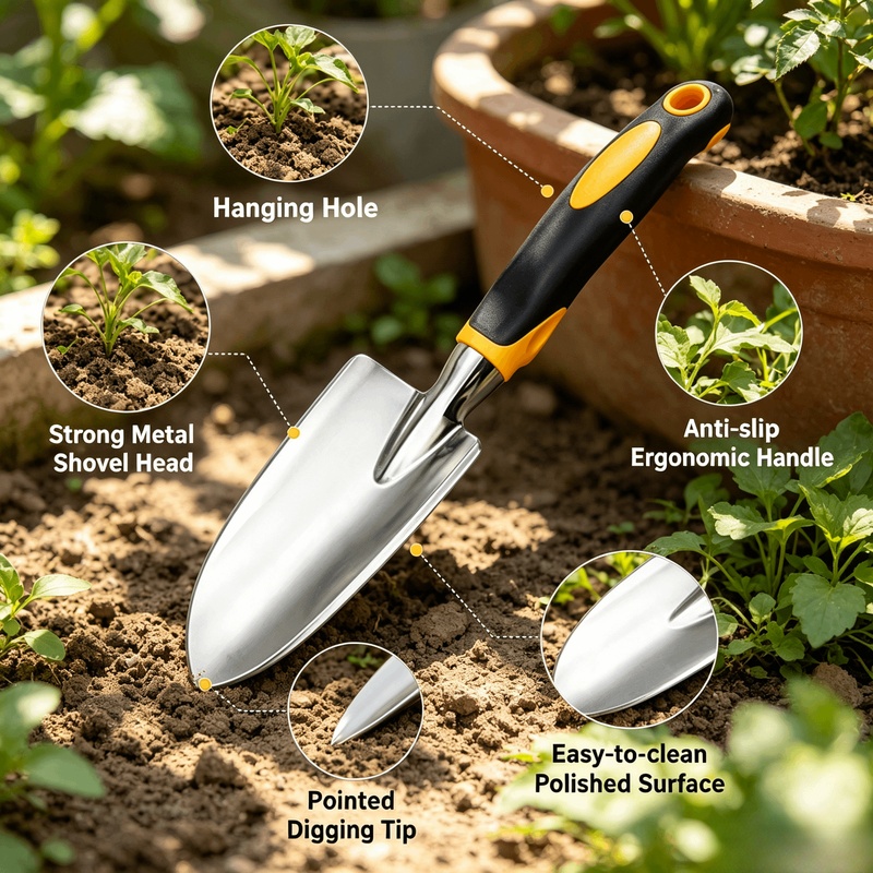 Paletta da Giardino in Acciaio - Gardening Tools Trowel recensione e prezzo